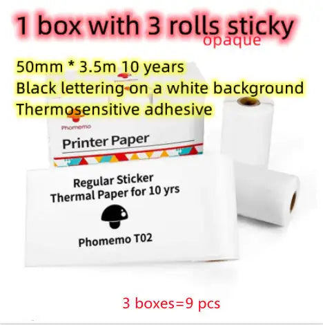 Portable Mini Printer for Students and Hobbyists, Bluetooth Thermal Label Printer - SJB-DIAMOND ELITES
