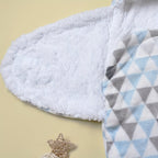 1pc Baby Wrap, Newborn Flannel Thickened Soft Swaddling Blanket Lootquake LLC
