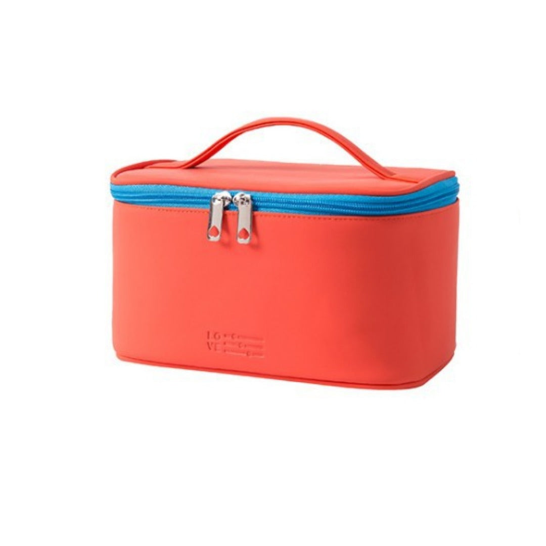 Capacity waterproof cosmetic bag, PU multi-functional cosmetic storage bag, cosmetic bag lightweight, makeup bag organizer, - SJB-DIAMOND ELITES