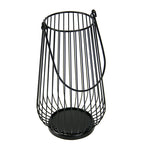 Mainstays 12" Metal Wire Candle Holder Lantern, Black EasyOptionXY LLC