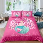 Home Textile Digital Printing Cartoon Mermaid Duvet Cover Pi-Mart