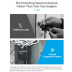 Smart Lock Waterproof L3 Fingerprint Padlock Pi-Mart