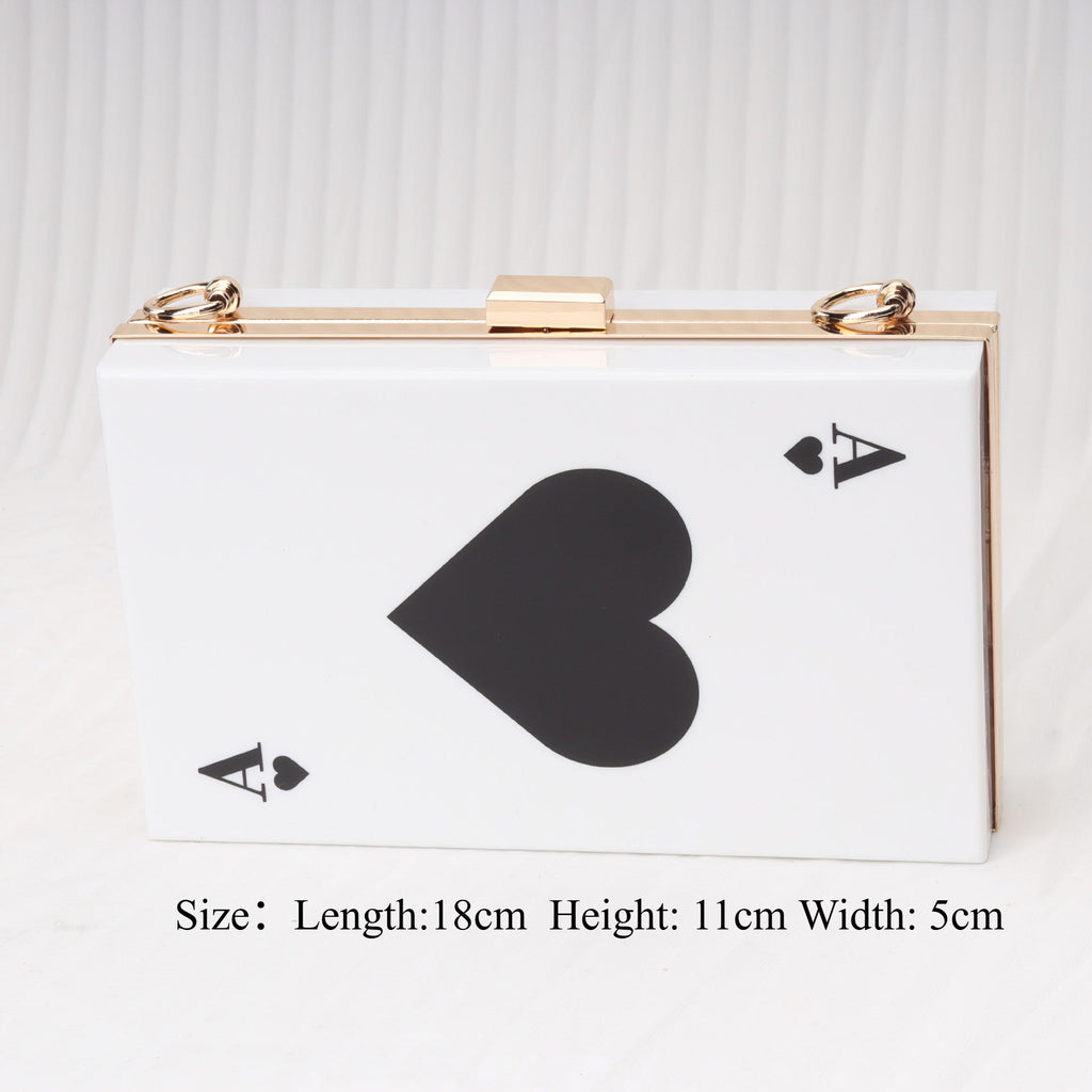 Spade A Versatile Chain Bag, Crossbody Square Bag, Acrylic Box Bag, Evening Purse, Clutch Purse, Clutch Purse Casual, Clutch Purse Party, Prom Bag, Party Purse, - SJB-DIAMOND ELITES