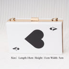 Spade A Versatile Chain Bag, Crossbody Square Bag, Acrylic Box Bag, Evening Purse, Clutch Purse, Clutch Purse Casual, Clutch Purse Party, Prom Bag, Party Purse, - SJB-DIAMOND ELITES