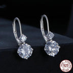 Affordable Luxury Style S925 Sterling Silver 1 Karat Moissanite Ear Clip Lootquake LLC