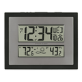 La Crosse Technology Atomic Digital Black & Silver Contemporary Clock, 512-65937-Int EasyOptionXY LLC
