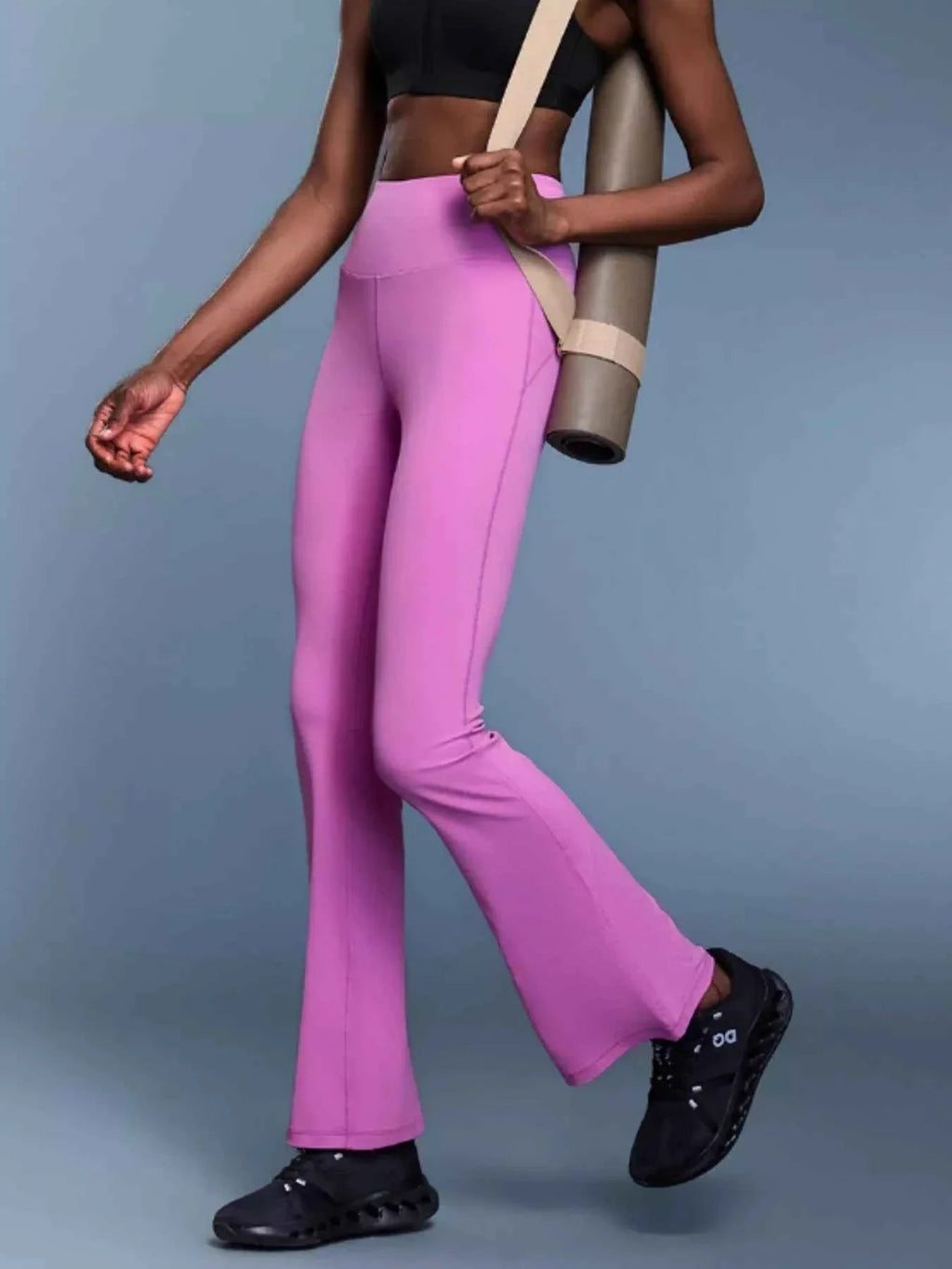 High-Waisted Flare Active Pants THRIXINE