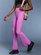 High-Waisted Flare Active Pants THRIXINE