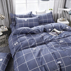 Net Celebrity Quilt Cover Girl Heart Dormitory Bed Three-Piece Set Pi-Mart