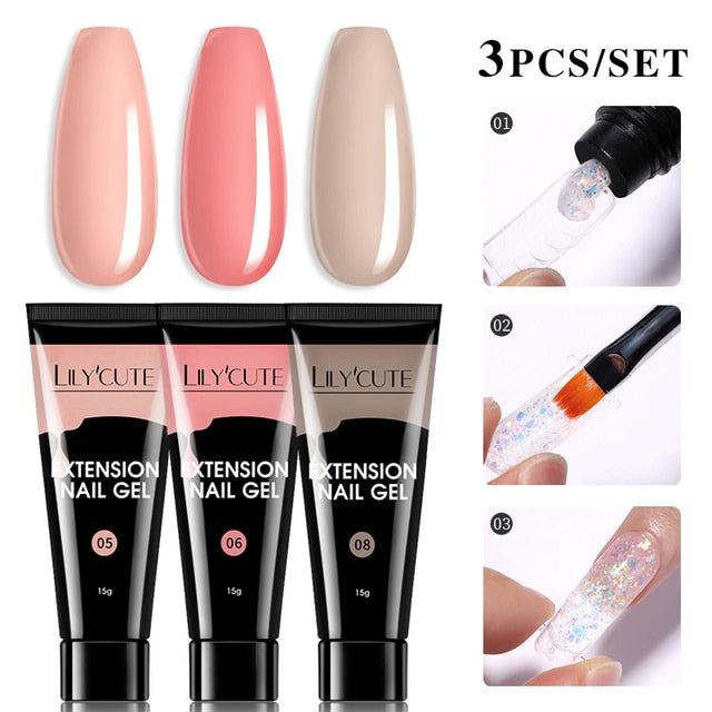 Extension Gel Set - SJB-DIAMOND ELITES