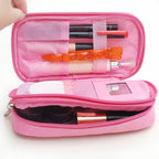 Nylon Cosmetic Bag, Waterproof Geometric Rhombus Cosmetic Wash Bag, makeup bag with compartments for College Dorm Camp Gym - SJB-DIAMOND ELITES