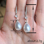 Women's All-match Baroque Drop-shaped Artificial Pearl Earrings Pi-Mart