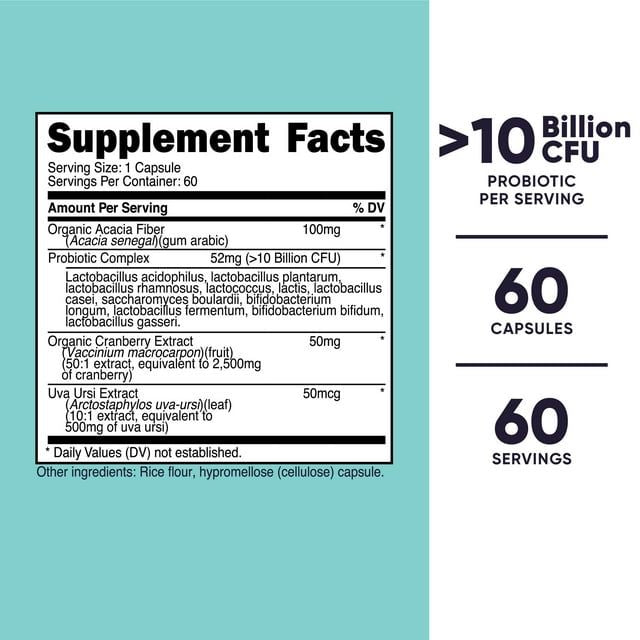 Nutricost Probiotic for Women 10 Billion CFU, 60 Capsules - Probiotic Supplement EasyOptionXY LLC