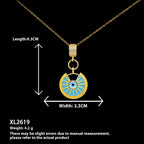 European And American Moon Necklace Niche Non-fading High-grade Accessories