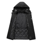 USB Charging Thermostat Heating Warm Hooded Rashers Men
