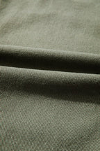 Denim Button-Up Patch Pocket Collared Jacket THRIXINE