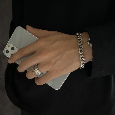 Modern Vintage Chain Ring - SJB-DIAMOND ELITES