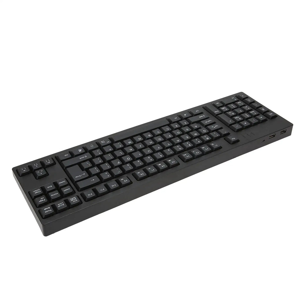 Left Handed Keyboard 109 Keys Micro USB Ergonomic Layout Plug and Play Office Keyboard for Business Accounting Designer - SJB-DIAMOND ELITES