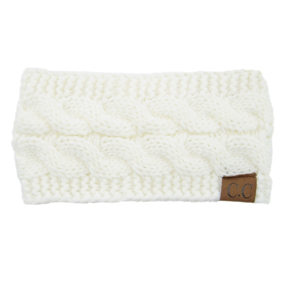 European And American Knitted Hairband Wool Variegated Pi-Mart