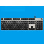 G413 Gaming Electronic Sports Mechanical Keyboard Desktop Backlight 104 Key Metal Panel