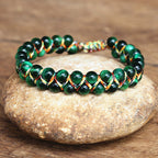 Hand-woven Adjustable Tiger-eye Bracelet Pi-Mart