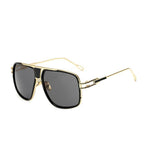 Modern Classic Oversized Men Sunglasses Luxury Brand New Glasses Square With High Quality Metal Frame and Polarized Mirror Glasses  Oculos de sol With  UV400 Prodection for Sun - SJB-DIAMOND ELITES