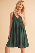 New Summer Ruched Plunge Mini Cami Dress For Women – Chic, Romantic, Flattering & Alluring for Night Outs Stevvex
