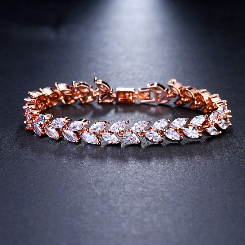 Fashion horse eye zircon bracelet Pi-Mart