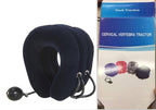 Portable traction cervical spine stretcher