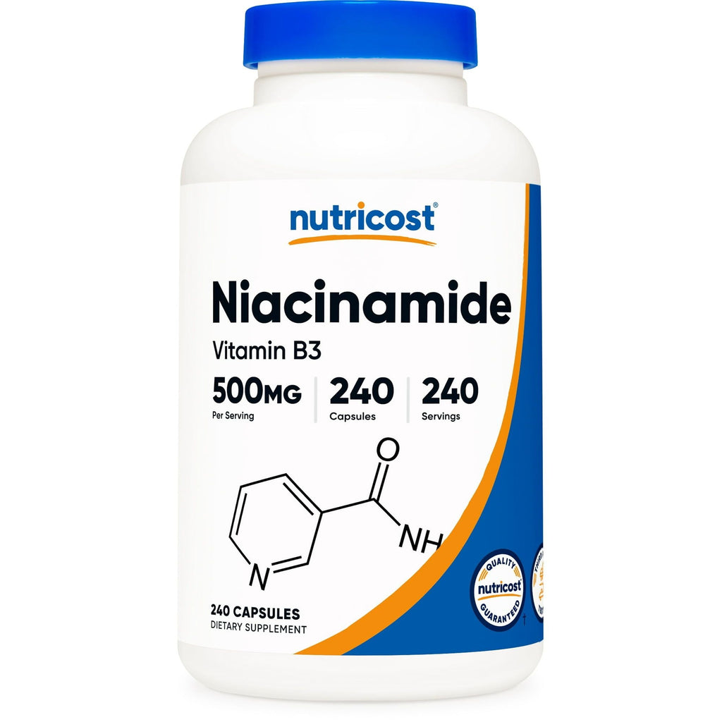 Nutricost Niacinamide (Vitamin B3) 500mg, 240 Capsules - Vitamin B-3 Supplement EasyOptionXY LLC