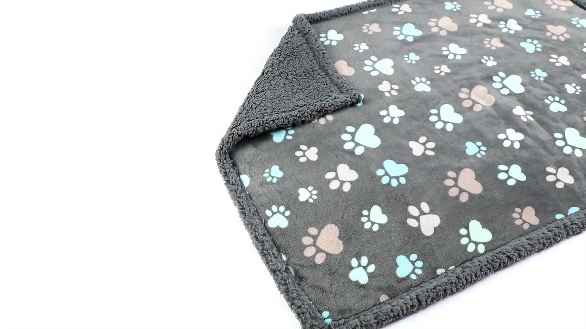 Reversible Waterproof Dog Blanket - Soft Sherpa Fleece Pet Mat for Small to Large Breeds, Tear-Resistant Couch & Sofa Protector, Machine Washable, Cat Blanket, Puppy, Furniture Protector Lootquake LLC