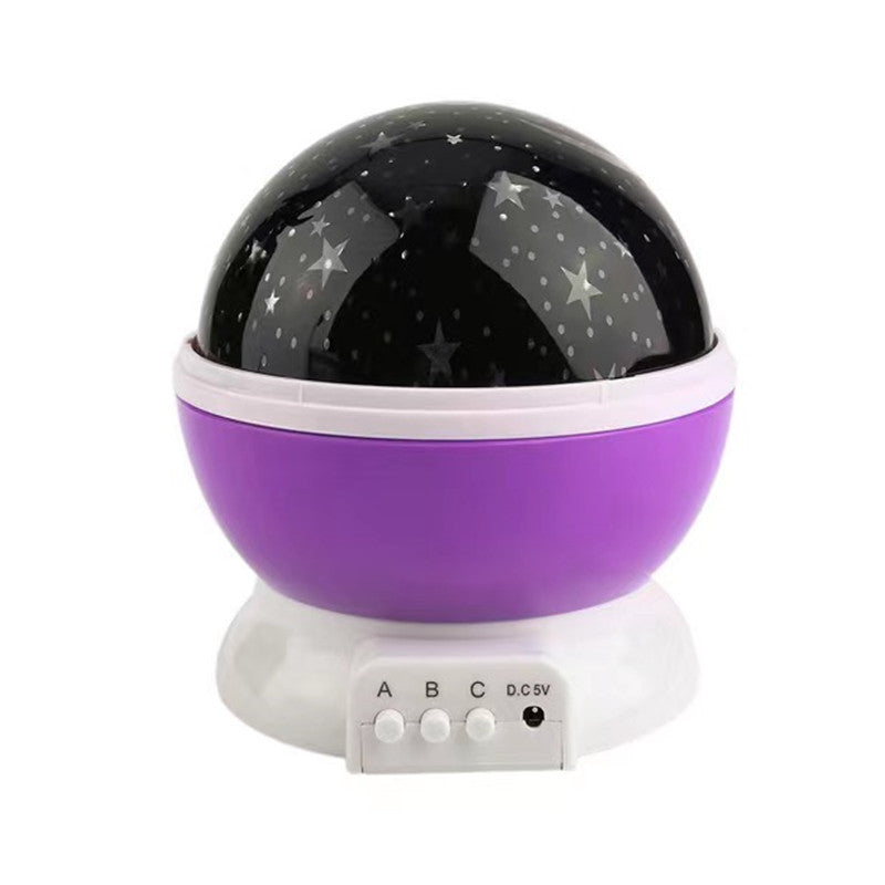 Colorful Spherical Rotating Star Projection Lamp Children's Toys Pi-Mart