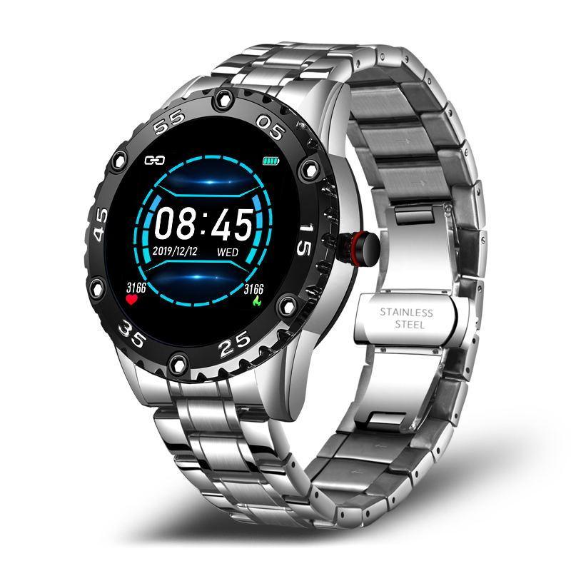 New Smart Watch For Men  With IP67 Waterproof Protecion and Heart Rate Fitness Tracker Pedometer For Android and IOS sistems Steel Band Sports Men Smart Watch - SJB-DIAMOND ELITES