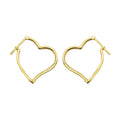 Au750 Yellow Gold Ins Light Luxury Earrings For Women