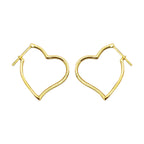 Au750 Yellow Gold Ins Light Luxury Earrings For Women