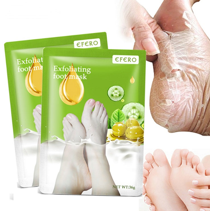 Exfoliating Foot Mask Foot SPA Pedicure Socks Removing Dead Skin Whitening Heels Feet Peeling Anti Cracked Foot Skin Care Lootquake LLC