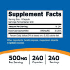 Nutricost Huperzine A Capsules 200mcg, 240 Capsules, 240 Servings, Supplement EasyOptionXY LLC