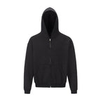 Men's Solid Color Double Zip Hoodie Pi-Mart