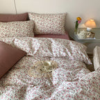 Four-piece Cotton Retro Bed Sheet Duvet Cover Student Dormitory Pi-Mart