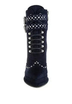 Punk Harness Boots - Studded High Heel Boots | Femstylo