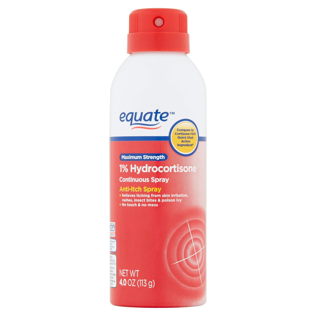 Equate Maximum Strength Anti-Itch Continuous Spray; 4.0 oz
