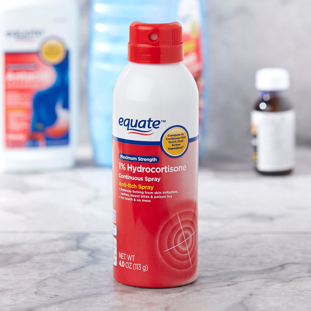 Equate Maximum Strength Anti-Itch Continuous Spray; 4.0 oz