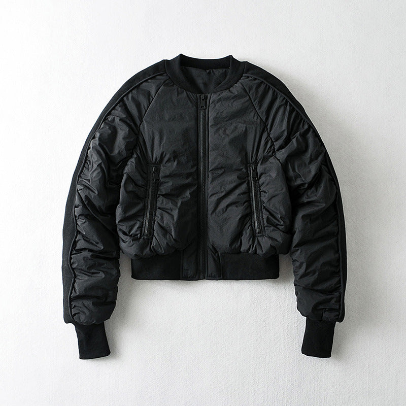 European And American Style Cotton Coat Short Bread Jacket Women's Bomber Jacket Pi-Mart