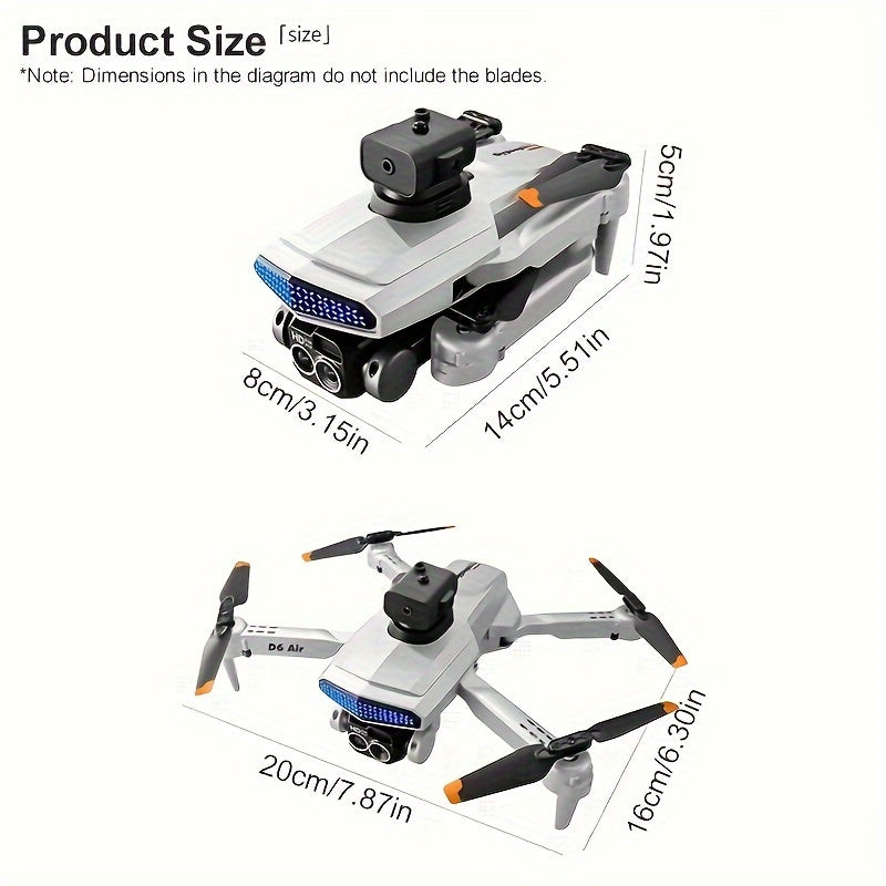 2025 Brushless Motor Drone with 1080P HD Camera, Multifunctional Foldable Quadcopter with LED Light, Altitude Hold Headless Mode Start Speed Adjustment, Suitable with Carrying Bag for Beginners Lootquake LLC