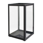 Better Homes & Gardens Decorative Metal Candle Holder Lantern, Black, Large
