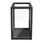 Better Homes & Gardens Decorative Metal Candle Holder Lantern, Black, Large