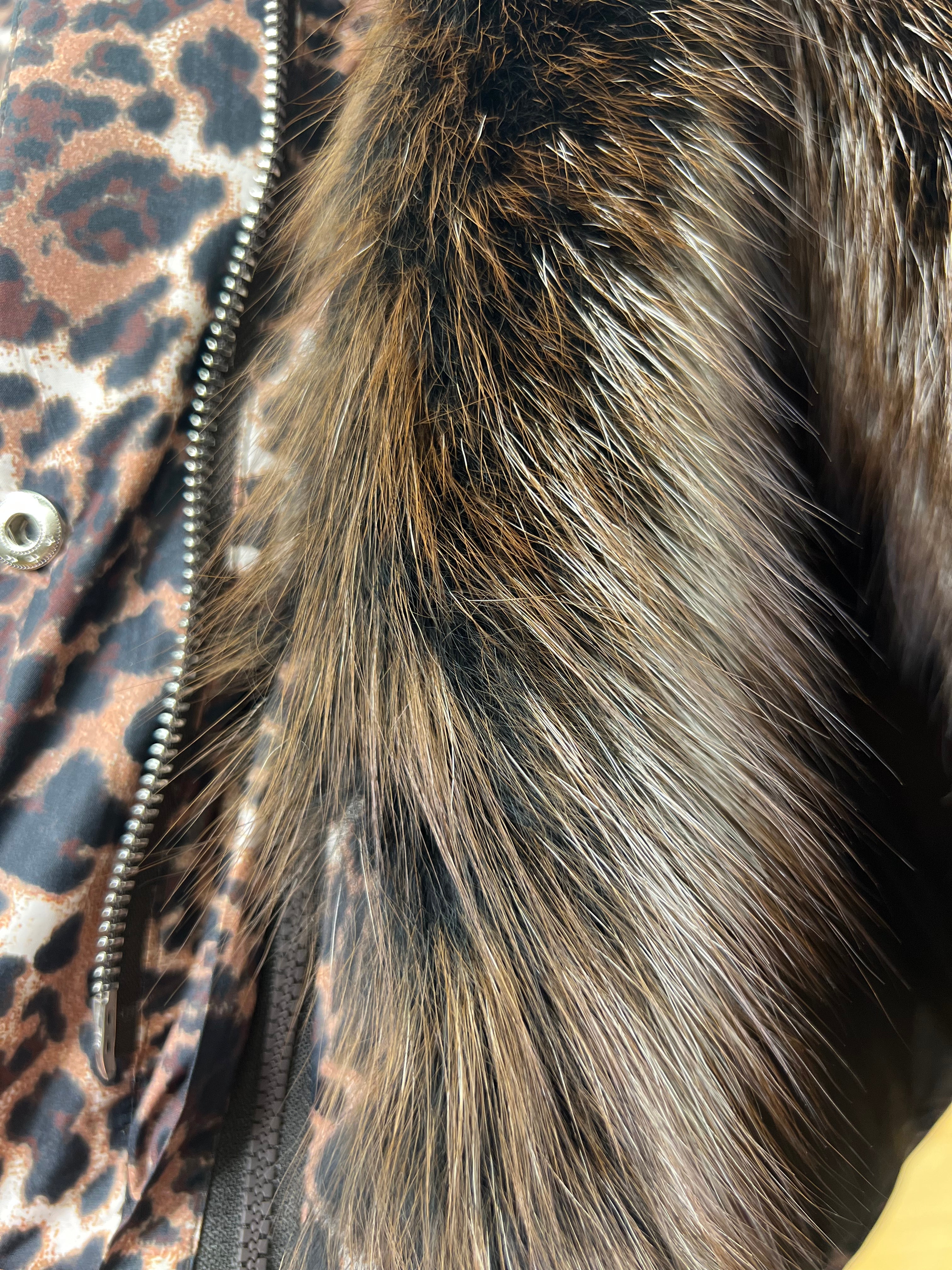 Genuine Silver Fox Down Insulated Parka - SJB-DIAMOND ELITES