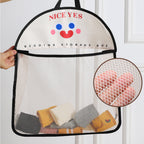 Socks storage hanging bag, underwear bag behind the door, mesh bag hanging fabric bag, dormitory wardrobe side side storage mesh bag - SJB-DIAMOND ELITES