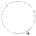 Baroque Natural Pearl Necklace Women's Opal Starlight Pendant Pi-Mart