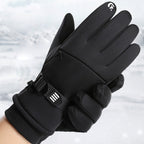 Fleece-lined Thick Waterproof And Cold-resistant Gloves Pi-Mart